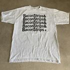 Epic meal time bacon strips gray T-shirt size XL