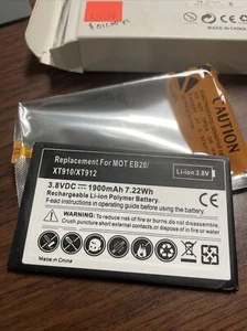 Batterie Motorola Moto Droid Razr V XT910 XT912 MT917 XT885 EB20 1780mAh + outils - Photo 1 sur 2