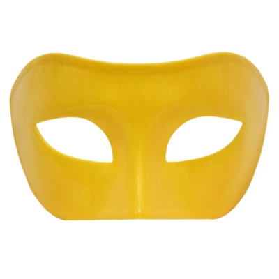 Yellow Venetian Masquerade Mask ~ MARDI GRAS, WEDDING, PROM DANCE, COSTUME PARTY - Image 1 of 3