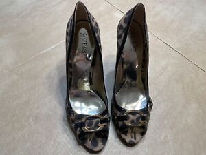 Guess By Marciano New Open Toe Wedge Pumps 8M
