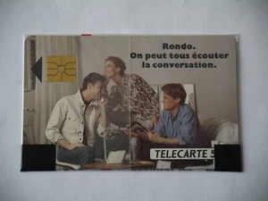 TÉLÉCARTE PUBLIQUE RONDO ON PEUT TOUS ECOUTER LA CONVERSATION 1991 NEUF - Bild 1 von 2