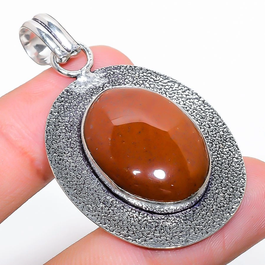 Colgante de joyería de plata de ley 925 con piedras preciosas hechas a mano mookaite 2,05" J030 Foto 1 de 1