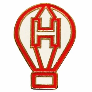 Insignia prendedor esmaltado escudo fútbol atlético huracán, insignia escudo atlético huracán - Imagen 1 de 3