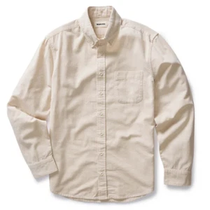 Taylor Stitch The Jack in Oat Pincord Beige Button Down Shirt Mens 46 XXL NWT - Picture 1 of 9