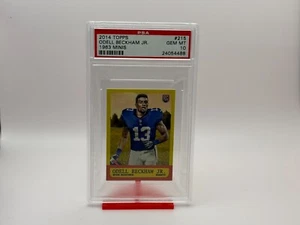 2014 Topps - 1963 Design Mini #215 Odell Beckham Jr. (RC) PSA 10 - Picture 1 of 3