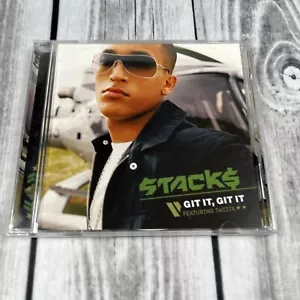 Stacks: Git It, Git It PROMO w/ Artwork MUSIC AUDIO CD Twista Dirty Clean Instru - Picture 1 of 4