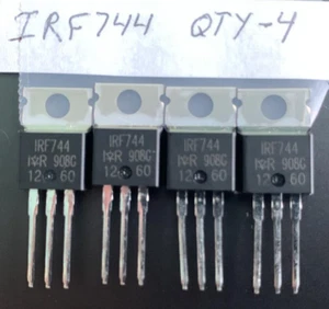 VISHAY IRF744 MOSFET N-CH 450V 8.8A TO220AB QTY-4 - Bild 1 von 1