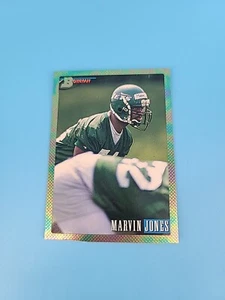 Tarjeta de fútbol americano 1993 Topps Marvin Jones #315 Bowman New York Jets - Imagen 1 de 2