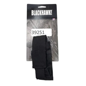Blackhawk Strike MOLLE Single Pistol Magazine Pouch - Black - Picture 1 of 1