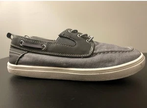 Hey Dude Wally Youth Boys Size 2 Linen Gray Stone Slip On School Casual Shoes - Picture 1 of 6
