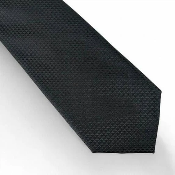 Alfani Men's Windhill Solid Black Necktie- OS