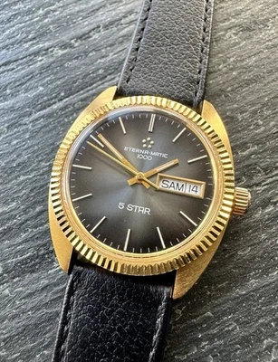 RELÓGIO DE PULSO MASCULINO AUTOMÁTICO VINTAGE ETERNA-MATIC 1000 5 ESTRELAS CIRCA:1970’s-ESTADO PERFEITO - Imagem 1 de 4