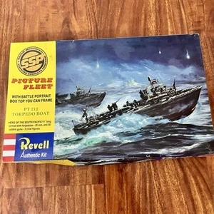 Vintage Revell SSP, PT 212 Torpedo Boat 1:98 Scale Kit #85-0464 New Open Box! - Picture 1 of 4