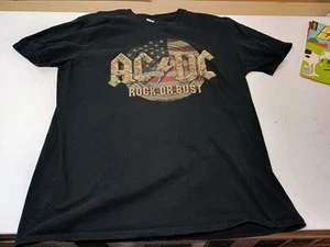 AC/DC Rock Or Bust America 2016 Concert Tour T-Shirt Size XL Black - Picture 1 of 7