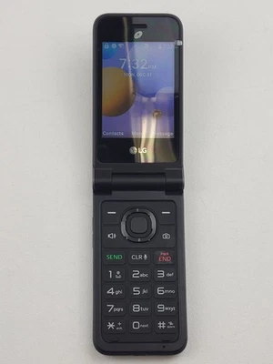 Teléfono abatible LG Classic Flip (L125DL) 8 GB - gris (TracFone) - IMEI limpio - H4537 Foto 1 de 4