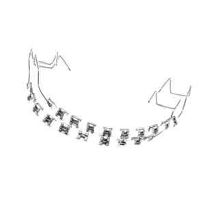 Temporary Tooth Decoration Dental Fake Braces with Metal Wires & Bracket Dental - Picture 1 of 12