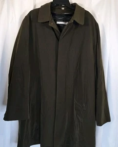 Kenneth Cole brauner Trenchcoat Herren groß herausnehmbar Wollmischung Steppfutter - Bild 1 von 14