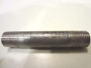 Stainless Steel Nipple 1/8" X 2" - Picture 1 of 1