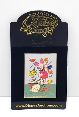 Disney Auctions Social Expressions Piglet Pin from Winnie The Pooh LE 2004 - Image 1 of 3