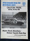 Oulton Park BARC Monroe Shocks Demon Tweeks Race Day 10 May 1980 Programme