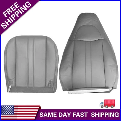 Cubierta de asiento de cuero gris para conductor Chevy Express GMC Savana 1500 2500 2003-2014 Foto 1 de 4