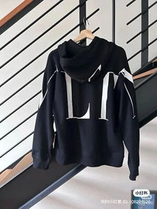 Valentino Brand-print dropped-shoulder cotton blend jersey hoody Small - Picture 1 of 3