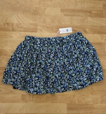 NUEVO CON ETIQUETAS Falda Plisada Jardín Invierno Vineyard Vines Azul Bahía Profunda Mediana Foto 1 de 4