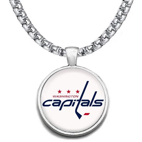 LARGE Washington Capitals 24" NECKLACE STAINLESS CHAIN HOCKEY FREE SHIP' D30 Cover