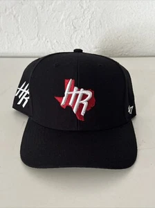 Houston Rockets 47 Brand Black Snapback Hat *Sample* Used - Picture 1 of 7