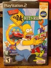 The Simpsons: Hit & Run [Black Label] (PlayStation 2, 2004) PS2 Game Complete!