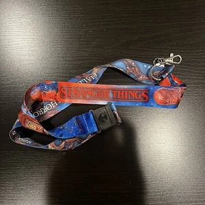 NEW Universal Studios Halloween Horror Nights HHN 2023 Stranger Things 4 Lanyard - Picture 1 of 2