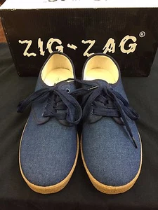 Zig Zag Wino Schuhe - NEU - Blue Denim * braune Sohle * Schnürschuhe -  - Bild 1 von 1