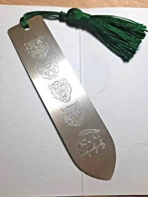 JAGUARD Segnalibro in argento 800 da uomo Vintage - Immagine 1 di 4