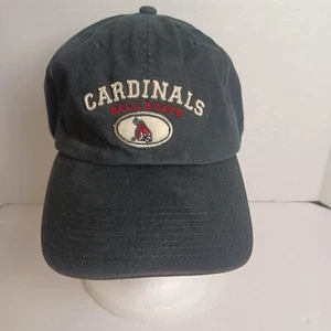 Ball State University Cardinals Team Hat Adjustable Black Baseball Cap Licensed - Picture 1 of 7