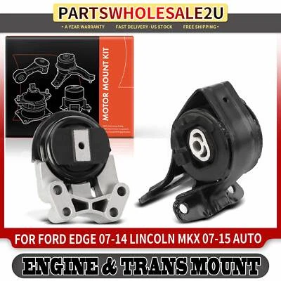 2x Montaje de motor y transmisión para Ford Edge 07-14 Lincoln MKX 3,5 L 3,7 L Foto 1 de 4