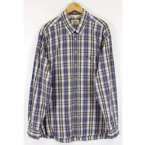 CAMEL ACTIVE Men's Shirt Size 2XL Regular Fit Check Blue Cotton ma5255 - Picture 1 of 8