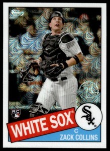 2020 Topps 1985 Chrome Silver Pack Promotion Zack Collins Rookie Chicago White