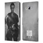 AMC THE WALKING DEAD DOUBLE EXPOSURE LEATHER BOOK CASE FOR SAMSUNG PHONES 3