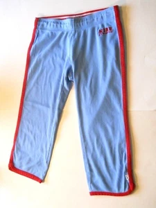 Nike Girls Size Small Striped Athletic Yoga Exercise Leggings Blue color - Picture 1 of 4