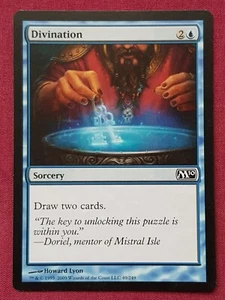 Magic The Gathering 2010 CORE SET M10 DIVINATION blue card MTG - Picture 1 of 2