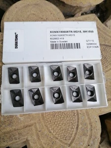 10 Stück SECO XOMX180608TR-MD15, MK1500 Fräsen Hartmetall Wendeplatten Made in Sweden - Bild 1 von 4