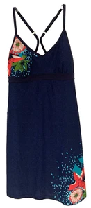 Athleta Shorebreak racerback athletic floral graphic built in bra dress size M - Picture 1 of 6