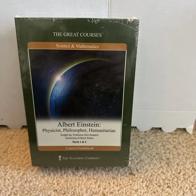 Great Courses Albert Einstein Physicist Philosopher DVD Guidebook NEW & Sealed Foto 1 de 3
