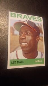 1964 Topps Set-Break #416 Lee Maye Baseball Card. Excellent - Near Mint Cond
