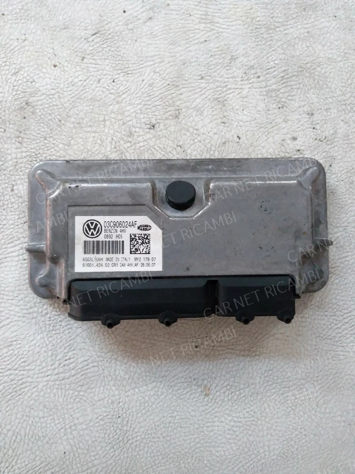 IAW 4HV.AF 03C906024AF CENTRALINA MOTORE VW POLO 9N SEAT IBIZA 6L 1.4 16V 63KW - Immagine 1 di 4