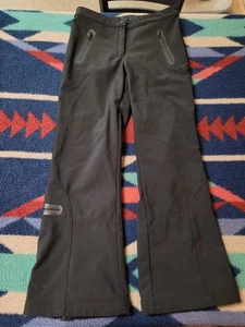 AFRC Boulder Gear Technical Snow Ski Pants Womens Size 10 Fleece Lined Black - Picture 1 of 8