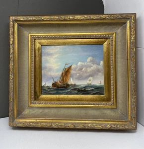 "Marine - Ölgemälde auf Cavas" von Cooper - modernes Ölgemälde 10”x 8” - Bild 1 von 17