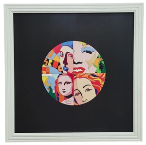 Ugo Nespolo Serigrafia The woman's face - Picture 1 of 5