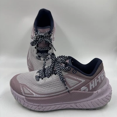 Hi-Tec Women Trail Shoe Size 6 Breathable Mesh Lining, Lace Up, Lilac, Purple - Image 1 of 4