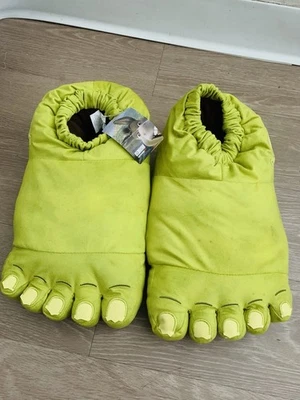 Shrek Feet Plush Slippers / Shrek Slippers XL  - Image 1 of 4